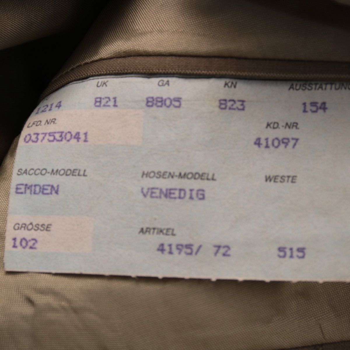 костюм Paolo Negrato